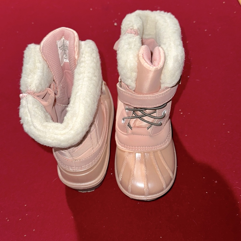 Cat & Jack pink snow boots